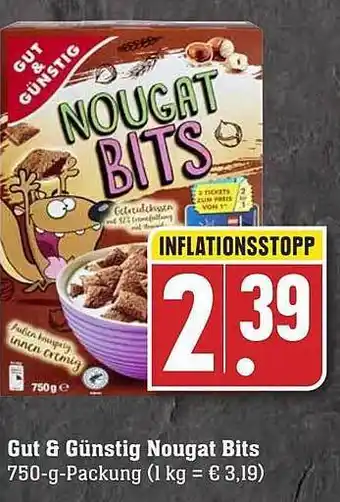 Edeka Gut & Günstig Nougat Bits Angebot