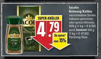 Edeka Jacobs Krönung Kaffee Auch Instant Angebot