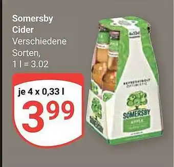 Globus Somersby Cider Angebot