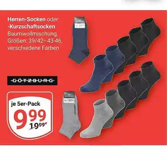 Globus Götzburg Herren-socken Oder -kurzschaftsocken Angebot