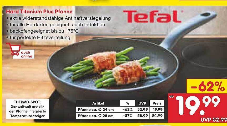 Tefal Hard Titanium Plus Pfanne Angebot Bei Netto Marken Discount 1617