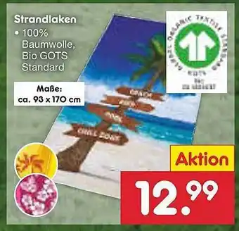 Netto Marken-Discount Strandlaken Angebot