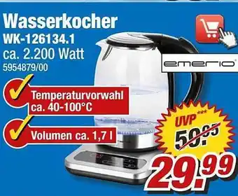 Poco Emerio Wasserkocher Angebot