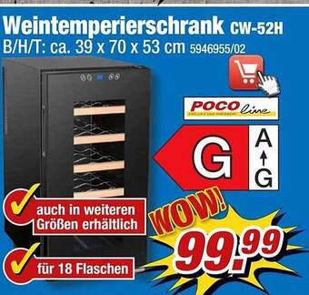 Poco Poco Line Weintemperierschrank Angebot