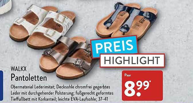 walkx pantoletten aldi