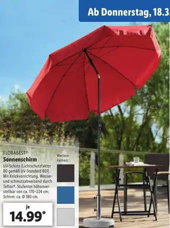 Lidl Florabest Sonnenschirm Angebot