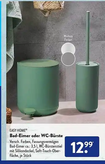 Aldi Süd Easy Home Bad-eimer Oder Wc-bürste Angebot