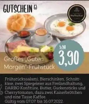 dodenhof Großes„guten Morgen” Frühstück Angebot