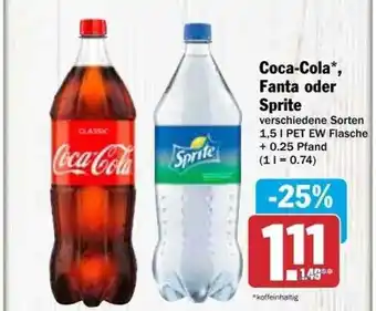 dodenhof Coca-cola Fanta Oder Sprite Angebot