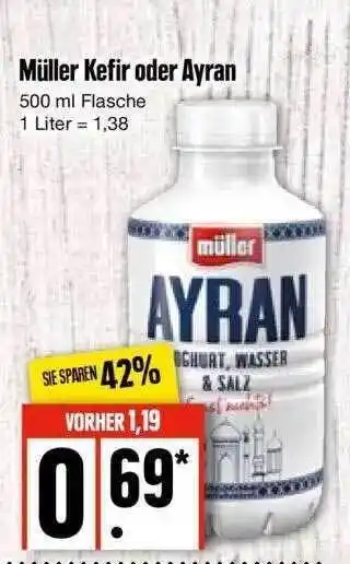 Edeka Müller Kefir Oder Ayran Angebot