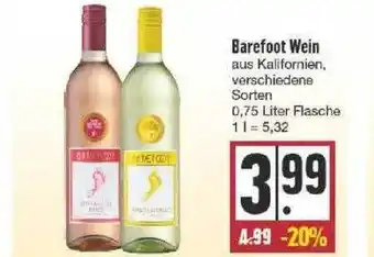 Edeka Barefoot Wein Angebot