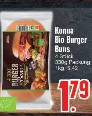 Edeka Kunua Bio Burger Buns Angebot