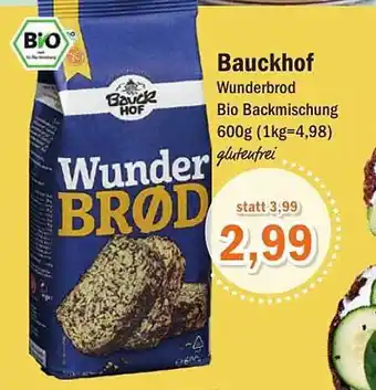 Aktiv Irma Bauckhof Wunderbrod Bio Backmischung Angebot