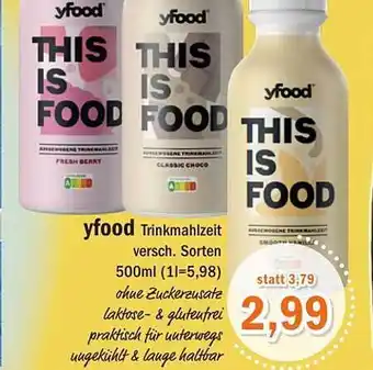 Aktiv Irma Yfood Trinkmahlzeit Angebot