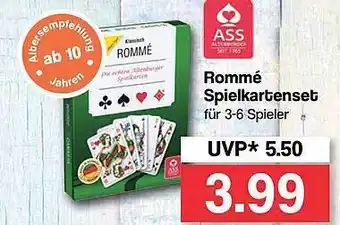 Famila Nord West Rommé Spielkartenset Angebot