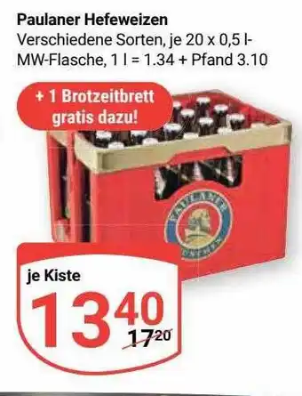 Globus Paulaner Hefeweizen Angebot