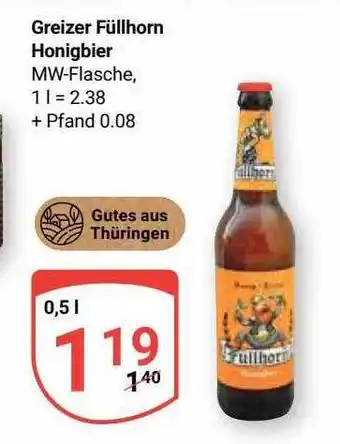 Globus Greizer Füllhorn Honigbier Angebot