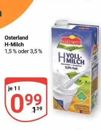 Globus Osterland H-milch Angebot