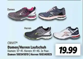 Lidl Crivit Damen Herren Laufschuh Angebot