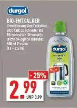 Marktkauf Durgol Bio-entkalker Angebot