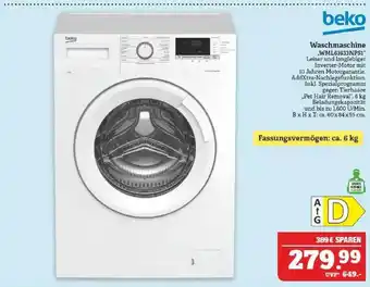 Marktkauf Beko Waschmaschine Angebot