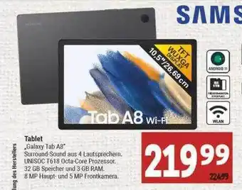 Marktkauf Samsung Tablet „galaxy Tab A8” Angebot