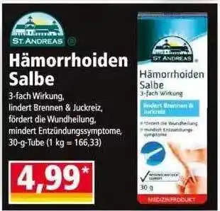 Norma St Andreas Hämorrhoiden Salbe Angebot