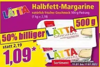 Norma Halbfett-margarine Lätta Angebot