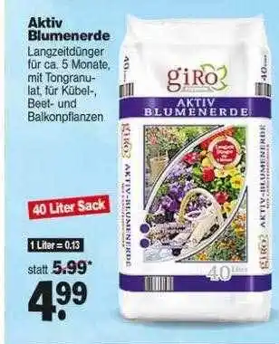 Repo Markt Giro Aktiv Blumenerde Angebot