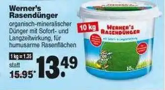 Repo Markt Werner's Rasendünger Angebot