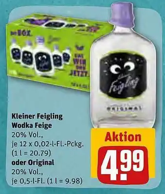 REWE Kleiner Feigling Wodka Feige Oder Original Angebot