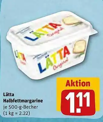 REWE Lätta Halbfettmargarine Angebot