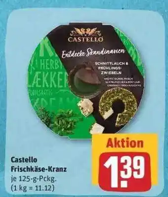 REWE Castello Frischkäse-kranz Angebot