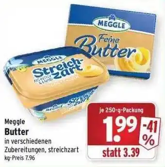 Wasgau Meggle Butter Angebot