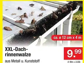 Zimmermann Xxl-dach Rinnemwalze Angebot