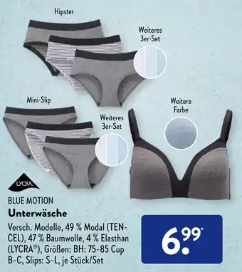 Aldi Süd Blue Motion Unterwäsche Angebot