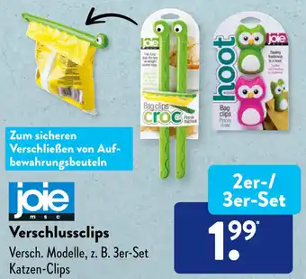 Aldi Süd joie Verschlussclips Angebot