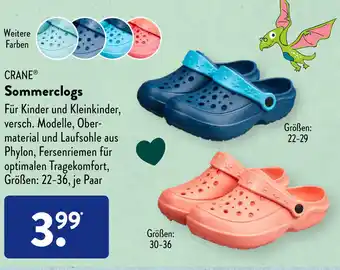 Aldi Süd Crane Sommerclogs Angebot