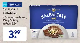 Aldi Süd Cucina Nobile Kalbsleber 300 g Packung Angebot