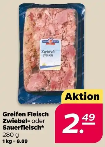 NETTO Greifen Fleisch Zwiebel- o. Sauerfleisch 280g Angebot