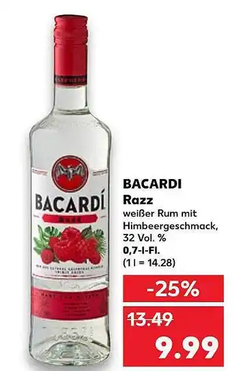 Kaufland Bacardi Razz Angebot