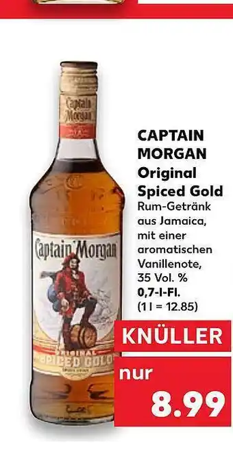 Kaufland Captain Morgan Original Spiced Gold Angebot