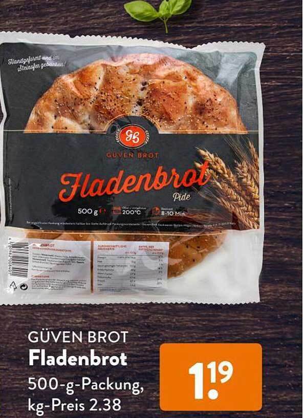 Güven Brot Fladenbrot Angebot bei Aldi Süd