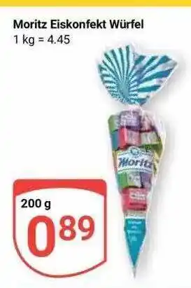 Globus Moritz Eiskonfekt Würfel Angebot