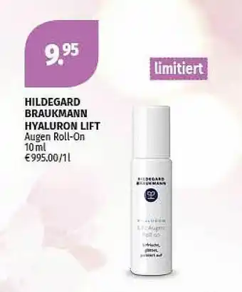 Müller Hildegard Braukmann Hyaluron Lift Angebot