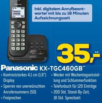 Euronics Panasonic KX-TGC460GB Angebot