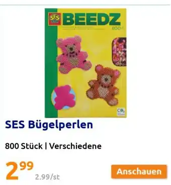 Action SES Bügelperlen 800 Stück Angebot