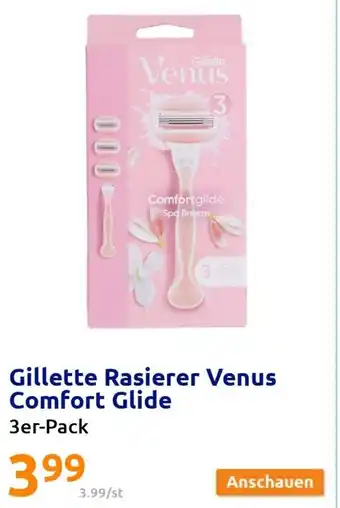 Action Gillette Rasierer Venus Comfort Glide 3er Pack Angebot