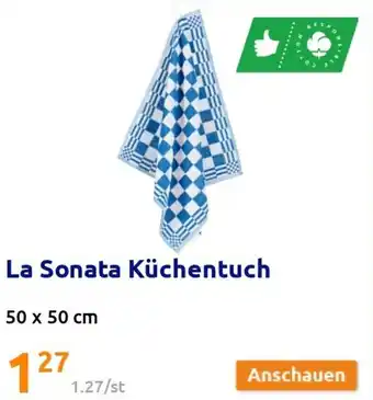 Action La Sonata Küchentuch 50 x 50 cm Angebot