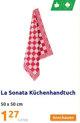 Action La Sonata Küchenhandtuch 50 x 50 cm Angebot